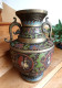 GRAND VASE EN BRONZE A EMAUX CLOISONES - PHENIX CHINOIS - Jarrones