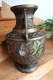 GRAND VASE EN BRONZE A EMAUX CLOISONES - PHENIX CHINOIS - Vasen