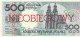 POLAND 500 ZLOTYCH NIEOBIEGOWY  1990 P-172 UNC - Pologne