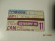 CAM CARTE AUTOBUS METRO CANADA 1985 NOVEMBER  26 $ TICKET  , 2-26 - World