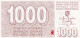 Bosnia And Herzegovina,Sarajevo 1.000 Dinara, Pick-26 (1.8.1992) - UNC - Bosnie-Herzegovine