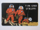 Tintin - Kuifje (Duitse Kaart). 2 Scans. - With Chip