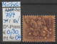 1953 - PORTUGAL - FM/DM "Ritter Zu Pferd" 1 E Karminbraun - O Gestempelt - S.Scan  (port 797o 01-14) - Usado
