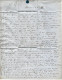 1855 LAC De Limoges Haute Vienne Timbre Empire Non Dentelé Pet. Ch. 1730 Pour Commentry Allier Bougueret Martenot - 1849-1876: Période Classique