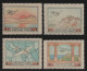 Griechenland 1926 - Mi-Nr. 300-303 ** - MNH - Flugzeuge / Airplanes (III) - Unused Stamps