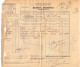 Belgique Timbres Fiscaux Acquit D'entrée Inkomquitantie Chemin De Fer Marchandises Douane Charleroi 1930 - Documents