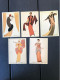 Wiener Werkstaette Serie 10 Cartes Postales Avec Le Pochet. Serie Art Deco. Edition Moderne De Brandstatter - Wiener Werkstaetten