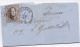 34590# BELGIQUE LEOPOLD MEDAILLON N°14 LETTRE Obl 41 BINCHE 1864 Pour GOSSELIES - 1849-1865 Medallones (Otros)