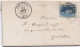34591# BELGIQUE LEOPOLD MEDAILLON N°10A LETTRE Obl 120 TOURNAY 1859 Pour GOSSELIES - 1849-1865 Medaillen (Sonstige)