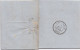 34609# BELGIQUE LEOPOLD MEDAILLON N°11 LETTRE Obl 23 BRUGES 1859 Pour GOSSELIES - 1849-1865 Medallones (Otros)