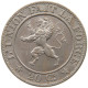 BELGIUM 20 CENTIMES 1861 20 CENTIMES 1861 PATTERN IN NICKEL DUPRIEZ 852 #t081 0129 - 20 Cent