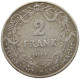 BELGIUM 2 FRANCS 1911 Albert I. 1909-1934 #s074 0419 - 2 Franchi