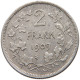 BELGIUM 2 FRANCS 1909 Leopold II. 1865-1909 #c024 0035 - 2 Francs