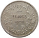 BELGIUM 2 FRANCS 1909  #t061 0063 - 2 Francs