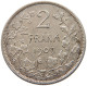 BELGIUM 2 FRANCS 1909  #t109 1031 - 2 Francs