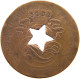 BELGIUM 2 CENTIMES 1873 2 CENTIMES 1873 COUNTERMARKED STAR #t065 0319 - 2 Cents
