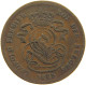BELGIUM 2 CENTIMES 1835 Leopold I. (1831-1865) 2 CENTIMES 1835 STRUCK OVER NETHERLANDS CENT #c050 0425 - 2 Cents