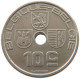 BELGIUM 10 CENTIMES 1938 HOLE OFF-CENTER #t065 0265 - 10 Centimes