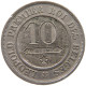 BELGIUM 10 CENTIMES 1862 Leopold I. (1831-1865) #a072 0557 - 10 Cent
