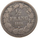 BELGIUM 1/2 FRANC 1834  #t083 0065 - 1/2 Frank