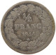 BELGIUM 1/2 FRANC 1844  #t078 0291 - 1/2 Frank