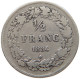 BELGIUM 1/2 FRANC 1834 RARE #t142 0211 - 1/2 Frank