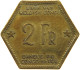 BELGIAN CONGO 2 FRANCS 1943  #t159 0317 - 1934-1945: Leopoldo III