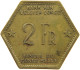 BELGIAN CONGO 2 FRANCS 1943  #t159 0303 - 1934-1945: Leopold III