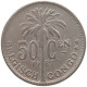 BELGIAN CONGO 50 CENTIMES 1922  #a080 0027 - 1910-1934: Albert I