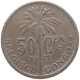 BELGIAN CONGO 50 CENTIMES 1922  #a061 0129 - 1910-1934: Albert I.