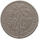 BELGIAN CONGO 50 CENTIMES 1926  #a061 0081 - 1910-1934: Albert I