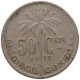 BELGIAN CONGO 50 CENTIMES 1922  #s021 0045 - 1910-1934: Albert I