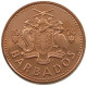 BARBADOS CENT 1974  #alb022 0547 - Barbados