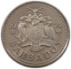 BARBADOS 25 CENTS 1974  #alb022 0509 - Barbados