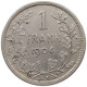 BELGIUM FRANC 1904 Leopold II. 1865-1909 #s038 0409 - 1 Frank