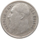 BELGIUM FRANC 1904 Leopold II. 1865-1909 #s031 0137 - 1 Franc