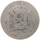 BELGIUM FRANC 1880 Leopold II. 1865-1909 #a044 0851 - 1 Franc