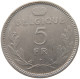 BELGIUM 5 FRANCS 1937 LEOPOLD III. (1934-1951) #s019 0041 - 5 Francs