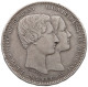 BELGIUM 5 FRANCS 1853 Leopold I. (1831-1865) #t159 0179 - 5 Frank