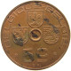 BELGIUM 5 CENTIMES 1943 BELGIUM 5 CENTIMES 1943 PATTERN COPPER VERY RARE #t081 0083 - 5 Cent