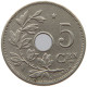 BELGIUM 5 CENTIMES 1931 Albert I. 1909-1934 #s067 1065 - 5 Cents