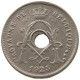 BELGIUM 5 CENTIMES 1923 MINTING ERROR 5 CENTIMES 1923 HOLE OFF-CENTER #t065 0279 - 5 Cents