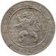 BELGIUM 5 CENTIMES 1861 BELGIUM 5 CENTIMES 1861 OVERSTRUCK 5 VISIBLE UNDER LION #t092 0099 - 5 Cent