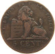 BELGIUM 5 CENTIMES 1837 Leopold I. (1831-1865) #c029 0025 - 5 Cents