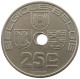 BELGIUM 25 CENTIMES 1939 MINTING ERROR 25 CENTIMES 1939 HOLE OFF-CENTER #t065 0195 - 25 Cent