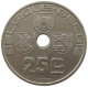 BELGIUM 25 CENTIMES 1939 MINTING ERROR 25 CENTIMES 1939 HOLE OFF-CENTER #t065 0193 - 25 Centimes