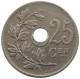 BELGIUM 25 CENTIMES 1927 MINTING ERROR 25 CENTIMES 1927 HOLE OFF-CENTER #t065 0197 - 25 Centimes