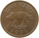 BERMUDA CENT 1971 Elizabeth II. (1952-2022) #a014 0143 - Bermudas