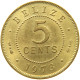 BELIZE 5 CENTS 1973 Elizabeth II. (1952-2022) #s041 0137 - Belize