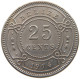 BELIZE 25 CENTS 1974 Elizabeth II. (1952-2022) #s065 0231 - Belize